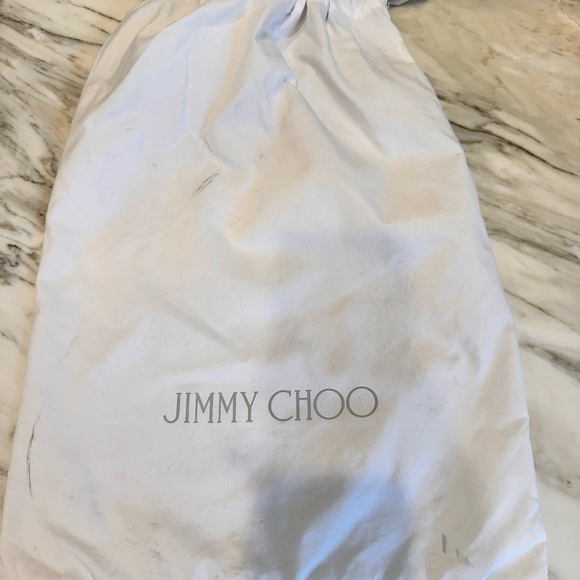 Jimmy Choo Beige Peep-Toe Heels